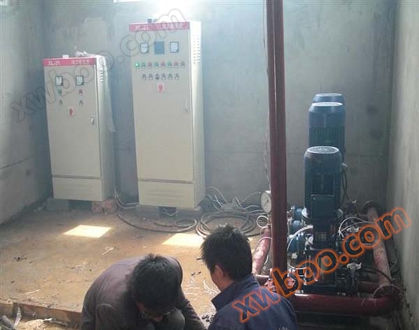 变频二次加压恒压设备安装现场