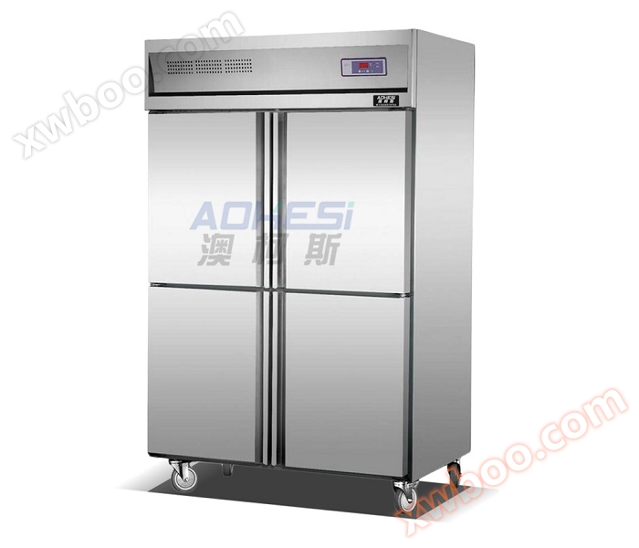 Vertical up and down door kitchen dining room dedicated freezer (four doors)