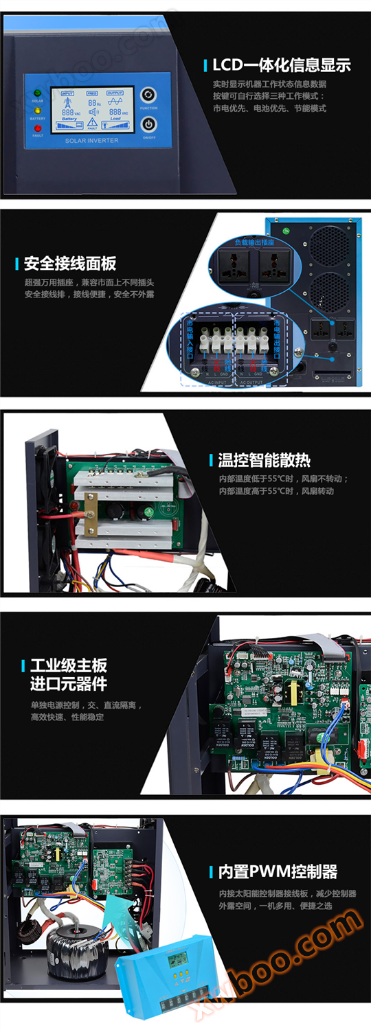 欣顿电源PD-T逆控一体机细节介绍