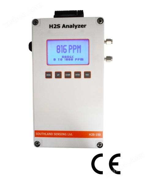 H2S-150在线微量硫化氢分析仪参数：  不锈钢外壳、防水、防尘、防酸按键  精 度：<2%  量程范围可选：  0 - 10 ppm, 0 - 50 ppm, 0 - 100 ppm, 0 - 200 ppm，  0 - 100 ppm, 0 500 ppm, 0 - 1000 ppm, 0 - 2000 ppm