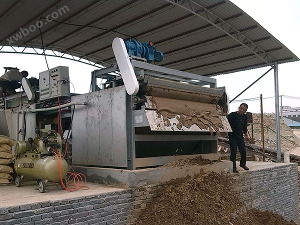 养殖场废泥脱水带式压滤机