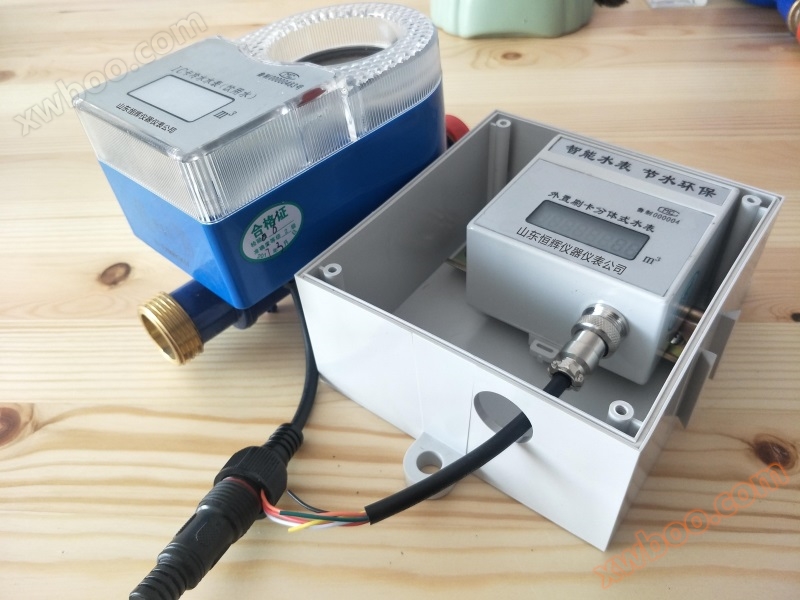 Medidor de água com cartão inteligente pré-pago