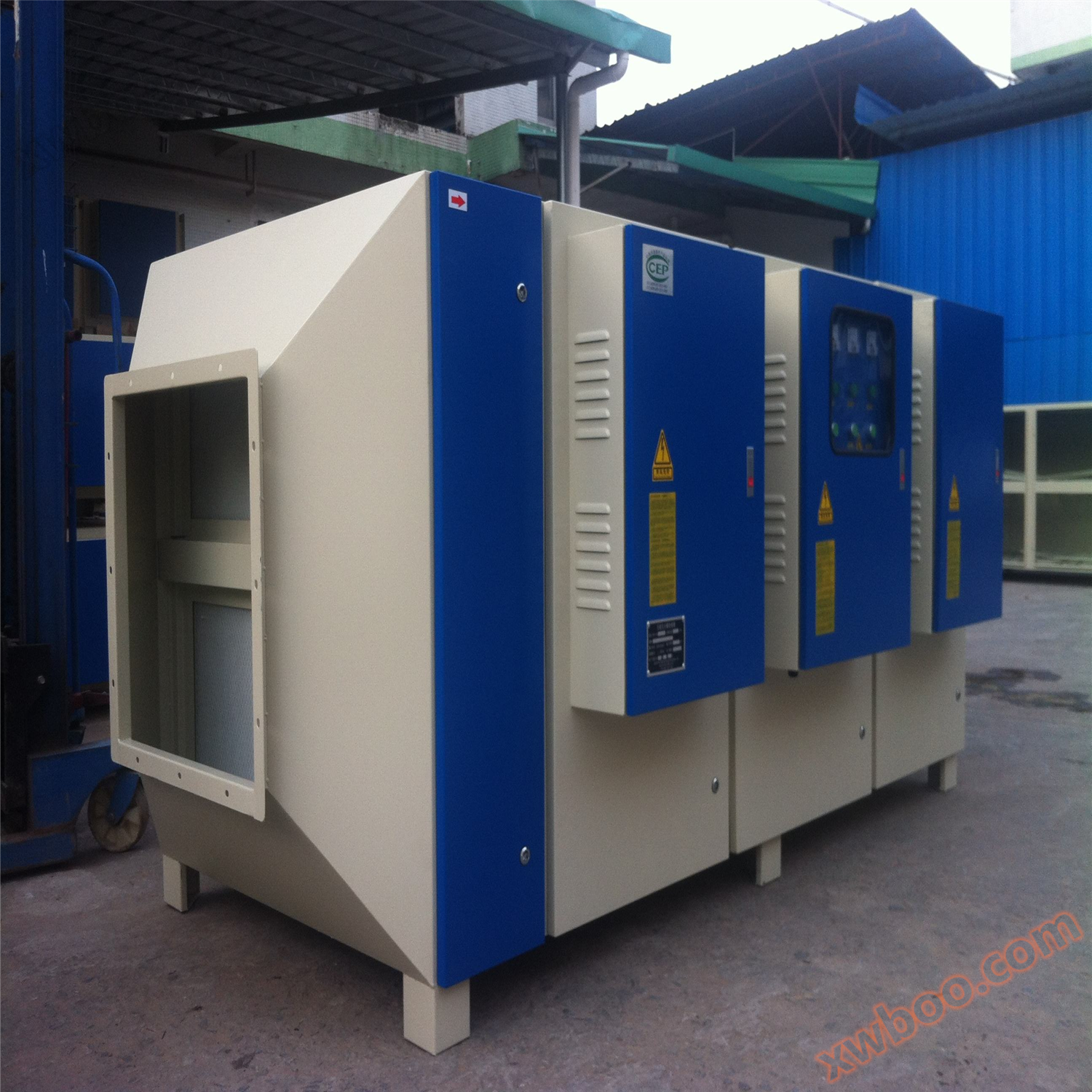Plasma exhaust gas purification equipment
