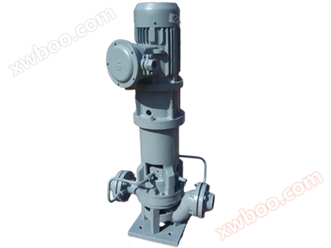 Vertical pipeline pump