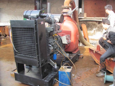 Self priming diesel engine pump