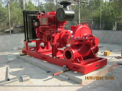 Diesel engine fire pump operation