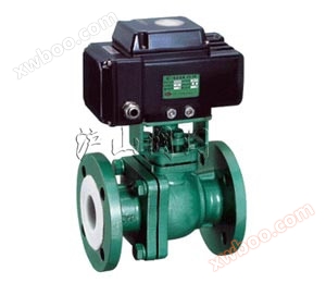 ZDJQF46 electric fluorine lined ball valve