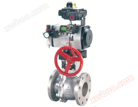 ZSHR pneumatic O-type cut-off ball valve