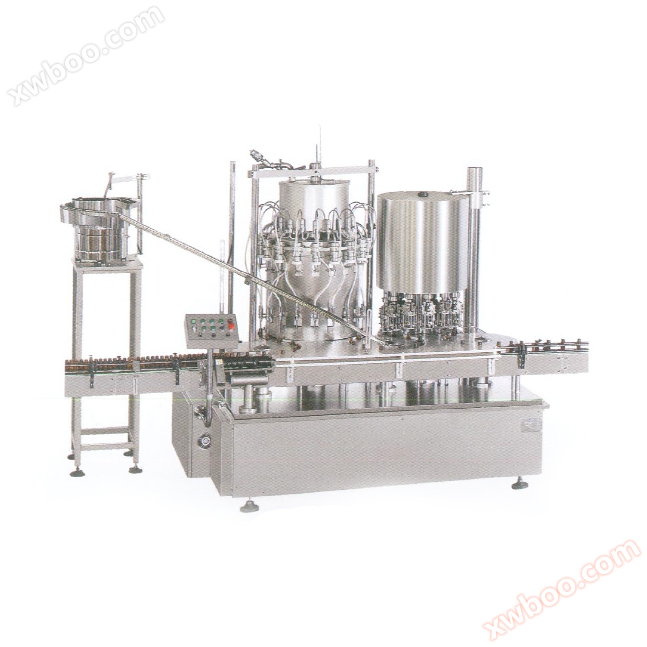 YG18/12 lichid umplere mașină cu capac rotativ