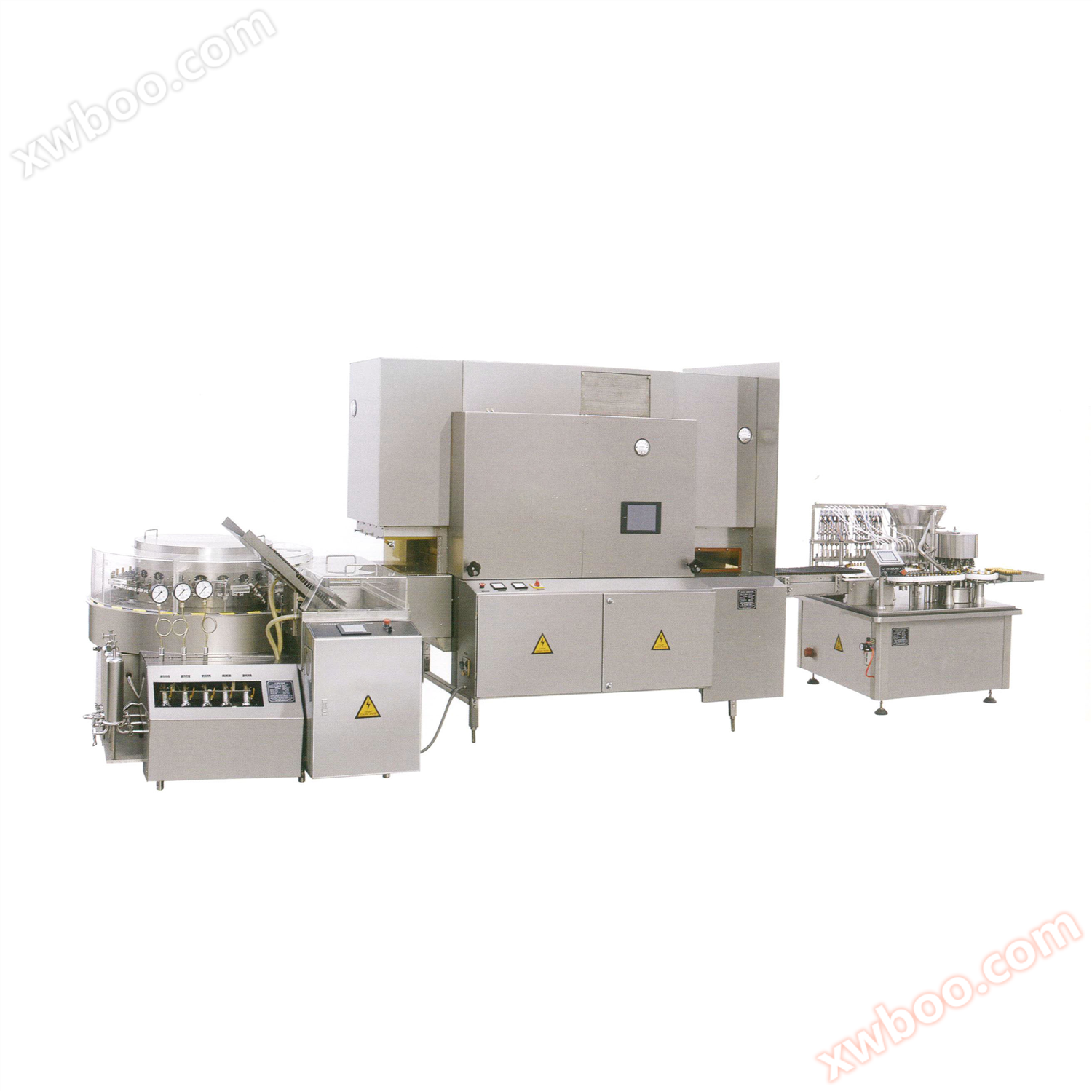 ZYG10/20ml Linia de spălare, coacere, umplere și închidere a sticlelor de lichid oral