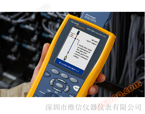 Analizator kablowy Fluke DTX-1500