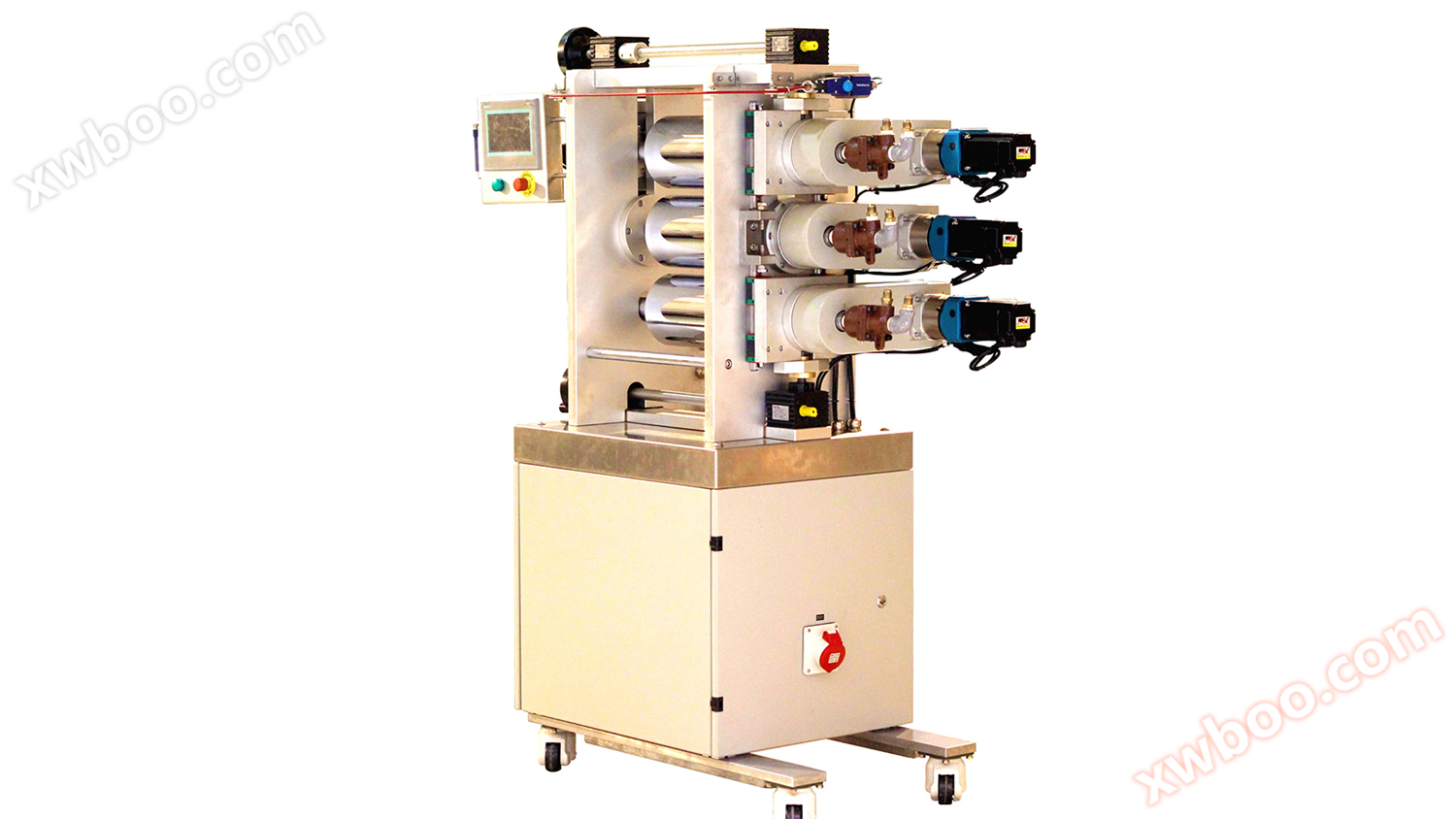 Small three roll rolling module