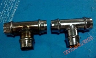 Comparison diagram of stretched stainless steel