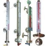 Steam insulated magnetic flap level gauge
