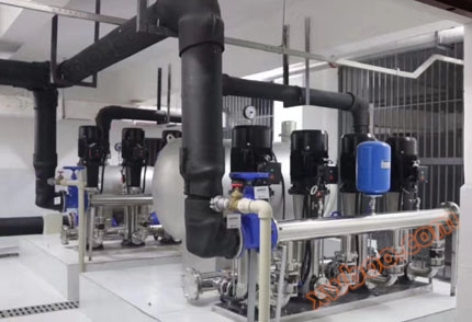 Equipamento de abastecimento de água secundário sem conversor de pressão negativa