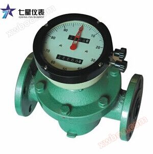 Lubricating oil elliptical gear flowmeter
