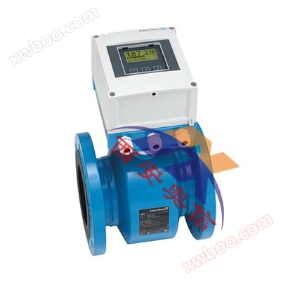 Medidor de flujo de aguas residuales e + h alemán w800 batería de suministro de aguas residuales medidor de flujo electromagnético anticorrosivo