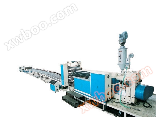 Plastic sheet production line