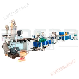 PVC single screw skirting line production line
