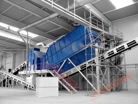 Équipement de tamisage de ventilateur