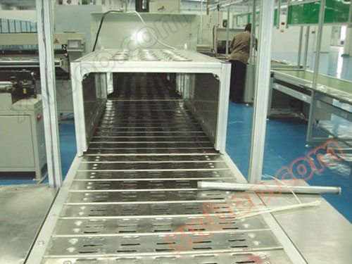 Flat chain plate line