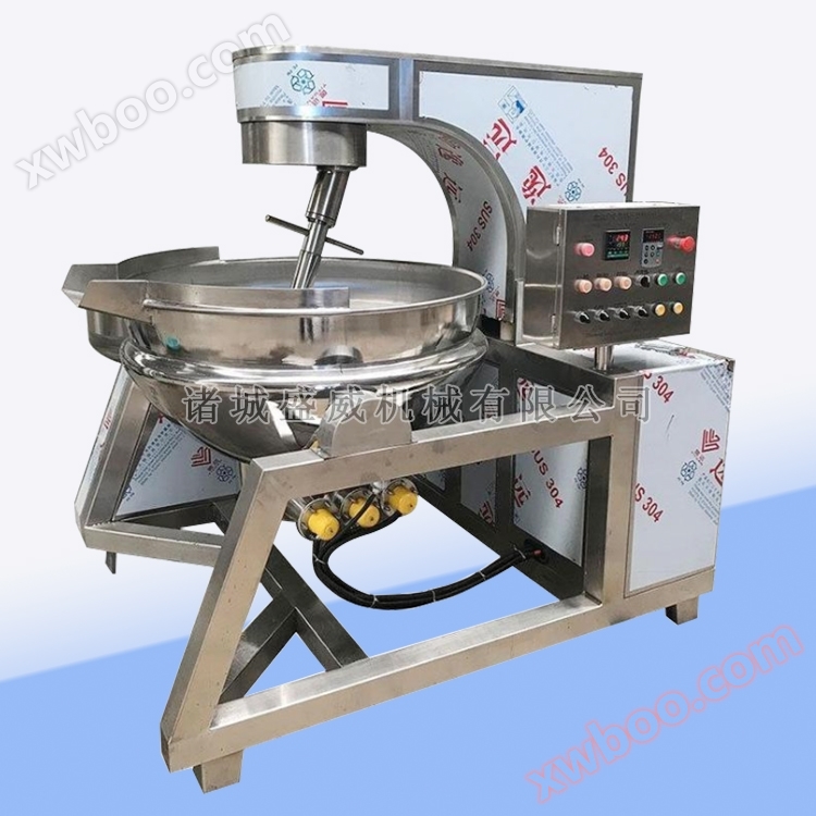 Mooncake filling stir fry pan