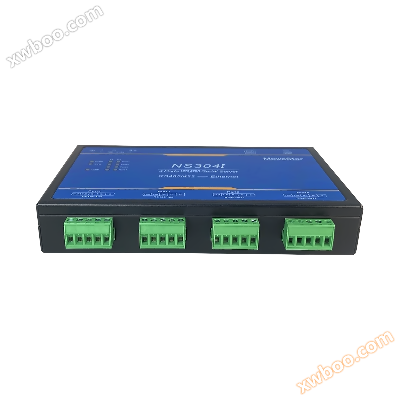 Isolierter Server mit vier seriellen Anschlüssen