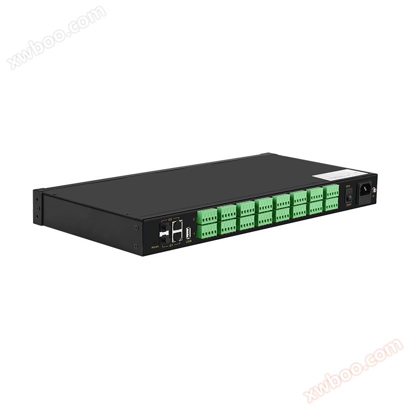 Industrial grade isolated 16 serial port server