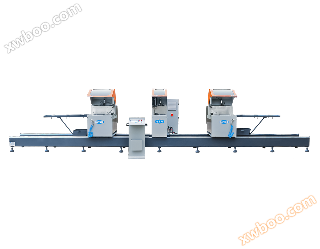 고정밀 수치 제어 전문 45도 + 90도 삼두 절단톱