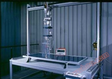 Hail testing machine