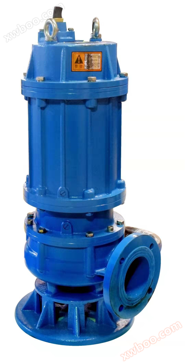 WQ type four stage enlarged non clogging sewage submersible pump