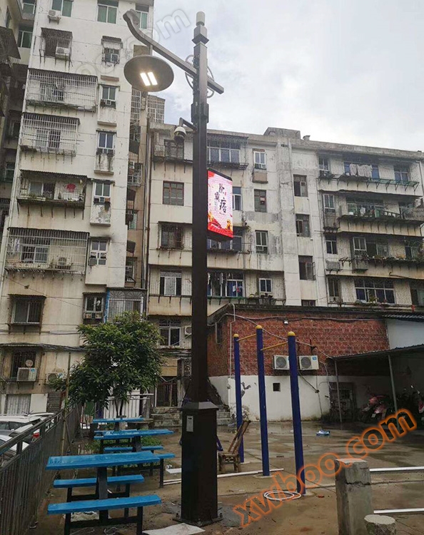 Pantalla de poste de Luz LED al aire libre