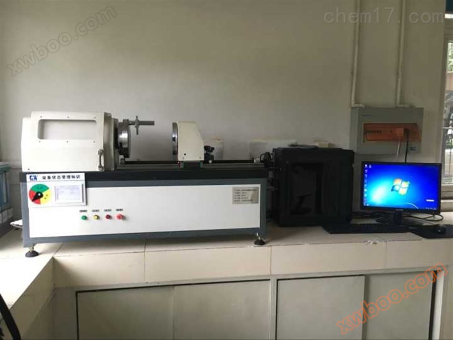 Desktop microcomputer controlled spring torsion (fatigue) testing machine