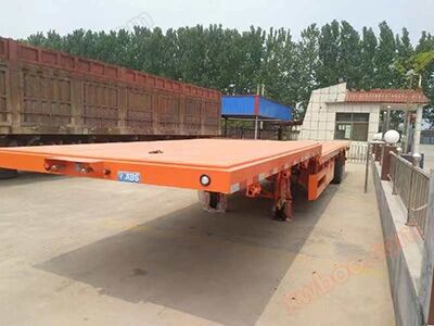 Shandong mandiri lepas setengah trailer