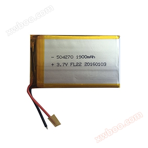 3.7v 1900mah 504270 batería de robots programables