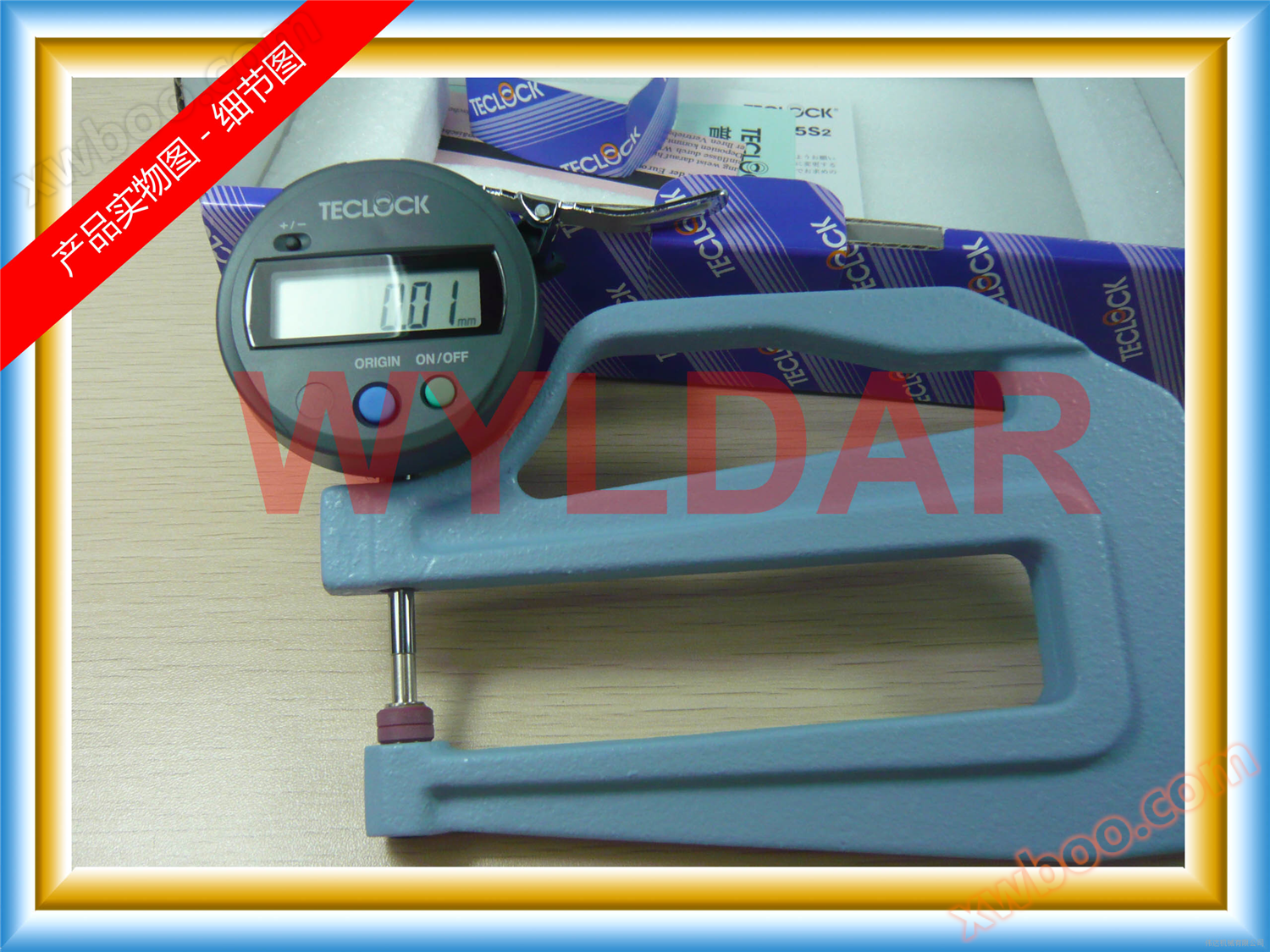 SMD-550S2 0 ~ 12mm cyfrowy cyfrowy miernik grubości Japonia TECLCOK