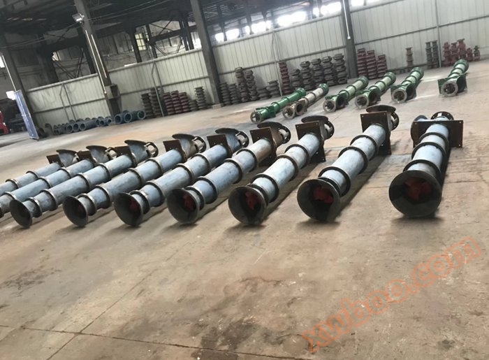 Single foundation axial flow pump