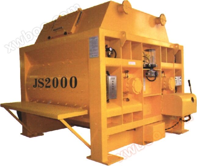JS2000 kulazimisha mbili Bedroom shaft saruji mixer